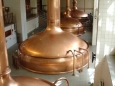 Copper beer brewery