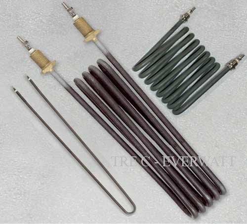 Armored tubular resistors for immersion